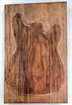 Body African Koa AA, 1-pc.